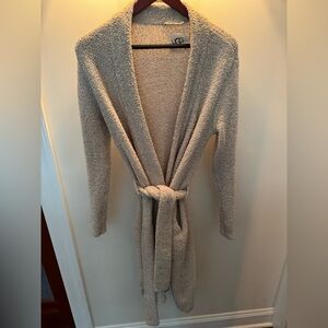 UGG Cozy Gray Textured Robe